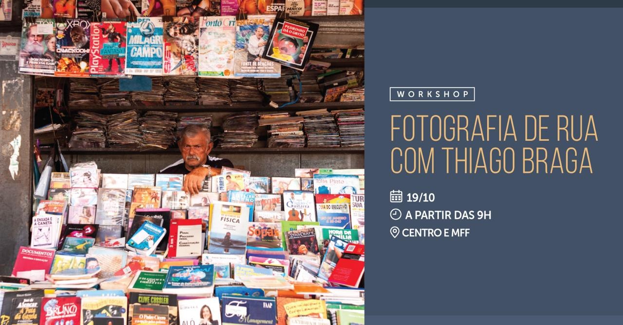 Workshop de fotografia de rua com Thiago Braga.