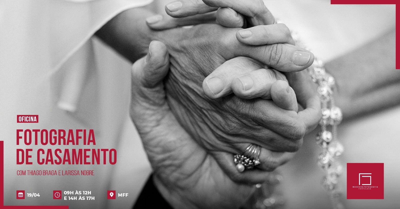 Oficina de Fotografia de Casamento com Thiago Braga e Larissa Nobre